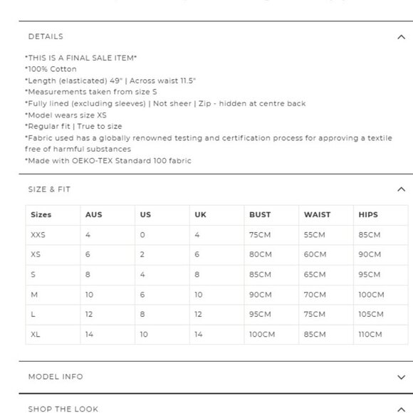 SABO SKIRT ACE MIDI DRESS SIZE MEDIUM PRELOVED - Picture 5 of 5